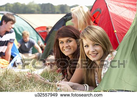 Young people on camping trip View Large Photo Image Stock Photo - Young people on camping trip. Fotosearch