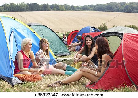 Young people on camping trip View Large Photo Image Stock Photo - Young people on camping trip. Fotosearch