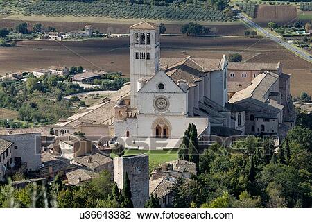 Basilica of San Francesco, Assisi, Umbria, Italy View Large Photo Image Stock Image - Basilica of San Francesco, Assisi, Umbria, Italy. Fotosearch