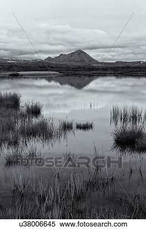 Stock Photography - Crater and wetlands. Fotosearch