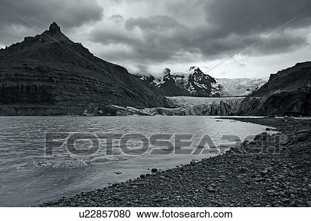 Stock Image - Glacier panorama. Fotosearch