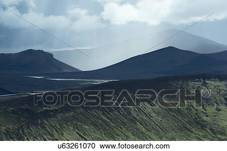Iceland summer storm panorama View Large Photo Image Stock Image - Iceland summer storm panorama. Fotosearch