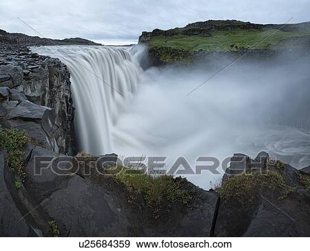 The power of Dettifoss View Large Photo Image Stock Photo - The power of Dettifoss. Fotosearch