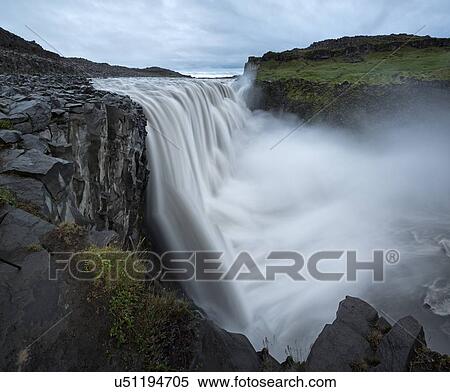 Stock Photography - The power of Dettifoss. Fotosearch