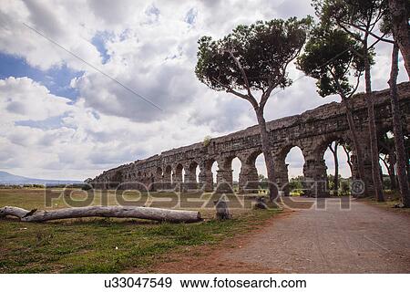 Ancient aqueduct, Parco degli Acquedotti, Rome, Italy View Large Photo Image Stock Photo - Ancient aqueduct, Parco degli Acquedotti, Rome, Italy. Fotosearch