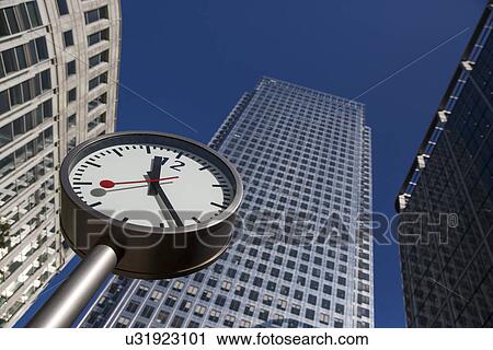 Stock Image - Canary Wharf, London, England. Fotosearch