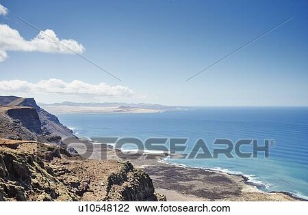 Coastline, Lanzarote, Spain View Large Photo Image Stock Image - Coastline, Lanzarote, Spain. Fotosearch