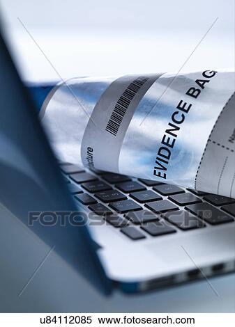 Laptop computer ready to take away in forensic evidence bag View Large Photo Image Stock Photography - Laptop computer ready to take away in forensic evidence bag. Fotosearch