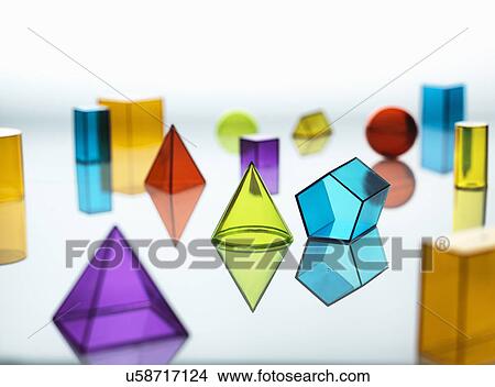 Large group of various multi colored geometric shapes View Large Photo Image Picture - Large group of various multi colored geometric shapes. Fotosearch