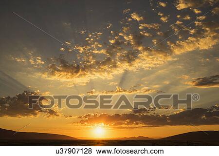 Namibian sunset View Large Photo Image Stock Photo - Namibian sunset. Fotosearch