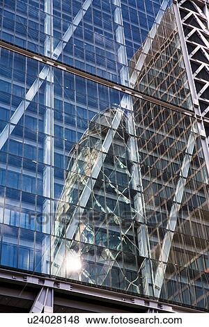 The Gherkin reflected in Leadenhall Building, London, England View Large Photo Image Stock Photo - The Gherkin reflected in Leadenhall Building, London, England. Fotosearch
