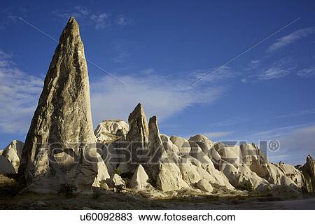 View of pinnacle rock formations, Cappadocia, Anatolia, Turkey View Large Photo Image Stock Image - View of pinnacle rock formations, Cappadocia, Anatolia, Turkey. Fotosearch