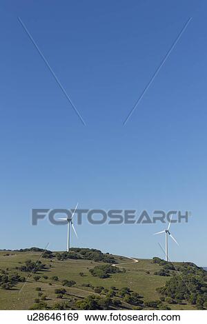 Stock Photo - Wind farm, Andalusia, Spain. Fotosearch