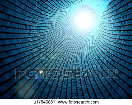 Binary code, illustration View Large Illustration Stock Illustration - Binary code, illustration. Fotosearch