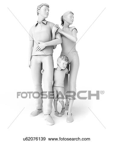 Stock Illustration - Family, illustration. Fotosearch