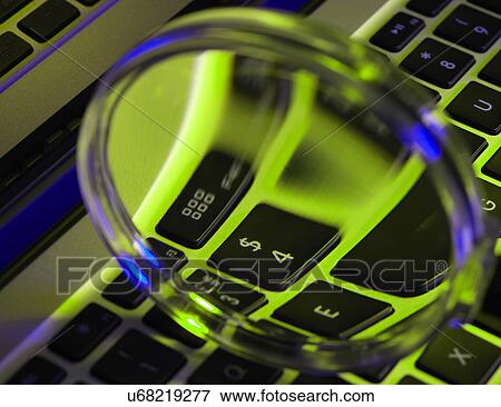 Stock Photo - Laptop close-up. Fotosearch