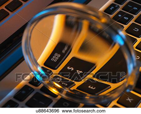 Stock Photograph - Laptop close-up. Fotosearch