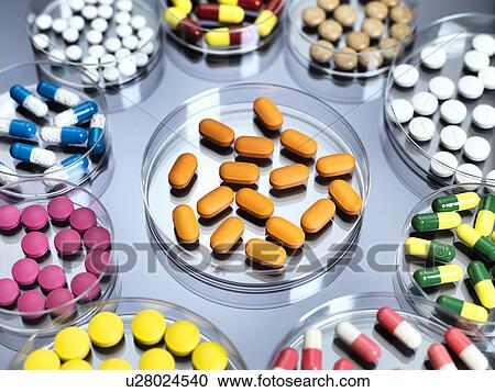 Stock Image - Pharmaceutical Research. Fotosearch