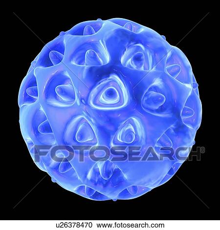 Clipart - Pollen grain, illustration. Fotosearch
