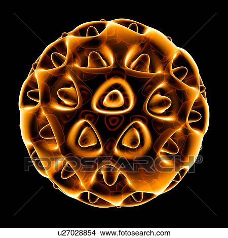 Stock Illustration - Pollen grain, illustration. Fotosearch