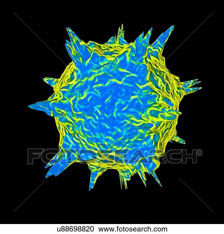 Clipart - Virus, conceptual illustration. Fotosearch