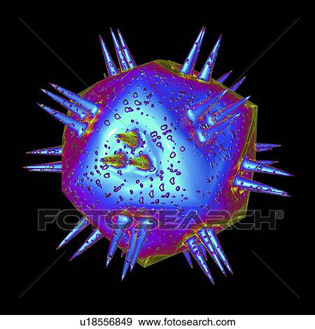 Stock Illustration - Virus, conceptual illustration. Fotosearch