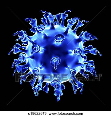 Stock Illustration - Virus, conceptual illustration. Fotosearch