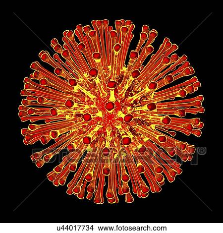 Stock Illustration - Virus, conceptual illustration. Fotosearch