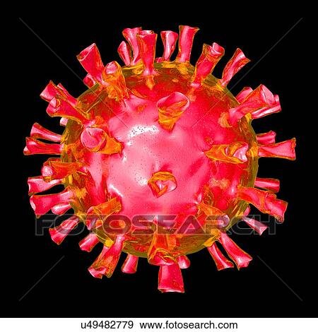 Stock Illustration - Virus, conceptual illustration. Fotosearch