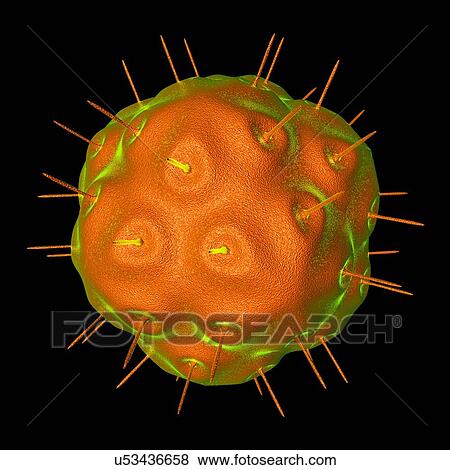 Stock Illustration - Virus, conceptual illustration. Fotosearch