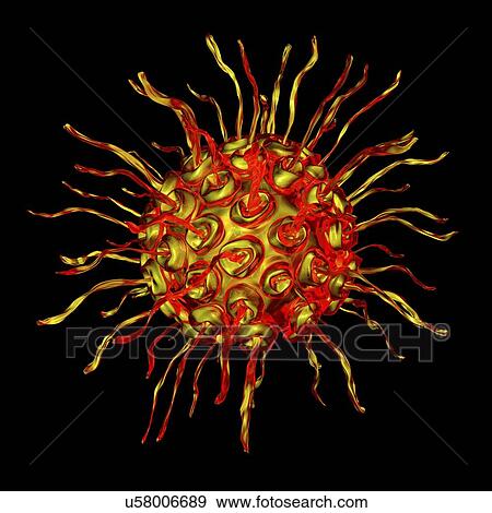 Stock Illustration - Virus, conceptual illustration. Fotosearch
