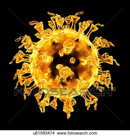 Stock Illustration - Virus, conceptual illustration. Fotosearch