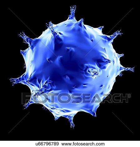 Stock Illustration - Virus, conceptual illustration. Fotosearch