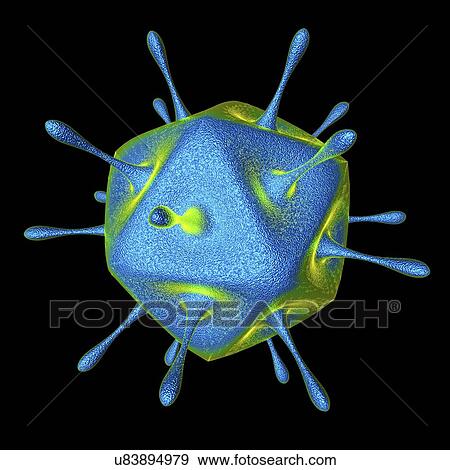 Stock Illustration - Virus, conceptual illustration. Fotosearch