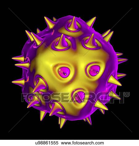 Stock Illustration - Virus, conceptual illustration. Fotosearch