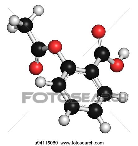 Acetylsalicylic acid pain relief drug View Large Illustration Clipart - Acetylsalicylic acid pain relief drug. Fotosearch
