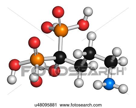 Alendronic acid osteoporosis drug View Large Illustration Clip Art - Alendronic acid osteoporosis drug. Fotosearch