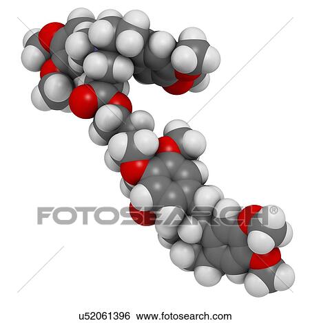 Stock Illustration - Atracurium skeletal muscle relaxant drug. Fotosearch