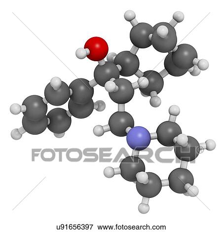 Stock Illustration - Biperiden Parkinson's disease drug. Fotosearch