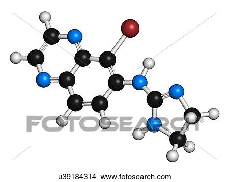 Brimonidine alpha2-adrenergic drug View Large Illustration Stock Illustration - Brimonidine alpha2-adrenergic drug. Fotosearch