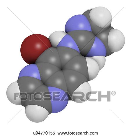Stock Illustration - Brimonidine alpha2-adrenergic drug. Fotosearch