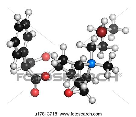 Butylscopolamine antispasmodic drug View Large Illustration Stock Illustration - Butylscopolamine antispasmodic drug. Fotosearch