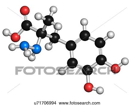 Stock Illustration - Carbidopa Parkinson's Disease drug. Fotosearch