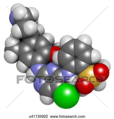 Ceritinib cancer drug molecule View Large Illustration Drawing - Ceritinib cancer drug molecule. Fotosearch