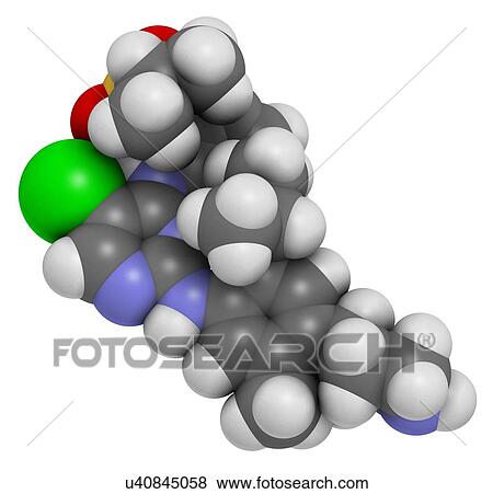 Ceritinib cancer drug molecule View Large Illustration Stock Illustration - Ceritinib cancer drug molecule. Fotosearch