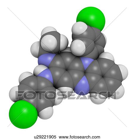 Clofazimine leprosy drug molecule View Large Illustration Stock Illustration - Clofazimine leprosy drug molecule. Fotosearch
