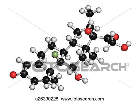 Stock Illustration - Dexamethasone glucocorticoid drug. Fotosearch