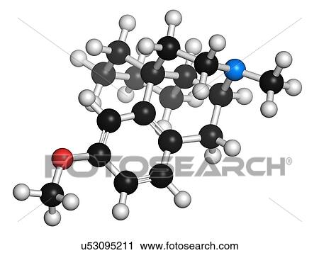 Clip Art - Dextromethorphan cough suppressant drug. Fotosearch