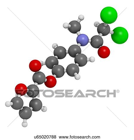Stock Illustration - Diloxanide furoate amoebiasis drug. Fotosearch