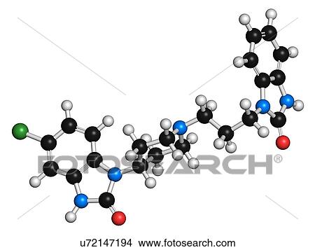 Domperidone anti-nausea drug molecule View Large Illustration Stock Illustration - Domperidone anti-nausea drug molecule. Fotosearch